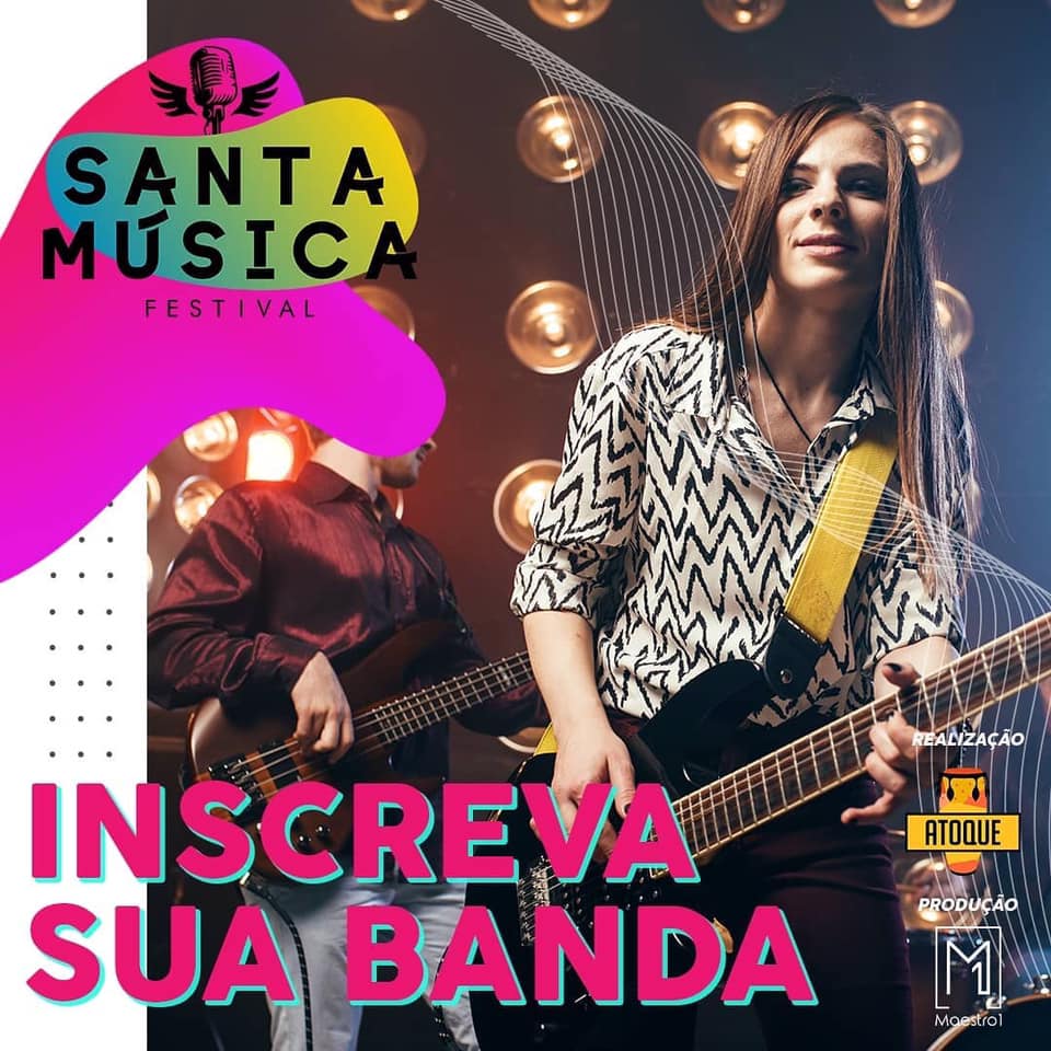 Inscrições prorrogadas para o Santa Música Festival Rádio Medianeira 102.7 FM Inscrições prorrogadas para o Santa Música Festival Rádio Medianeira 102.7 FM