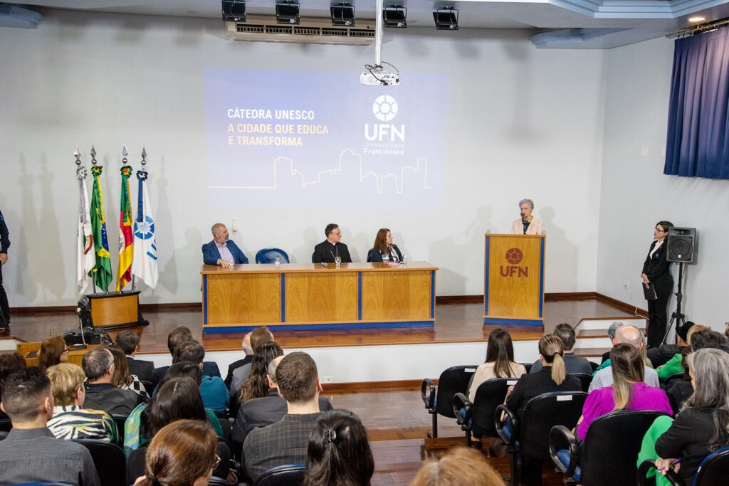 Cátedra da UNESCO é lançada na Universidade Franciscana (UFN)