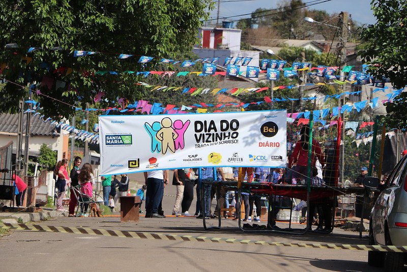 Com mais de 30 ruas participantes, retomada do Dia do Vizinho agitou o domingo em Santa Maria