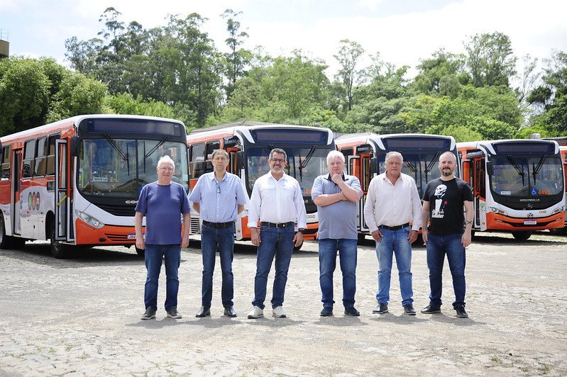 Santa Maria recebe (11) novos ônibus para transporte público