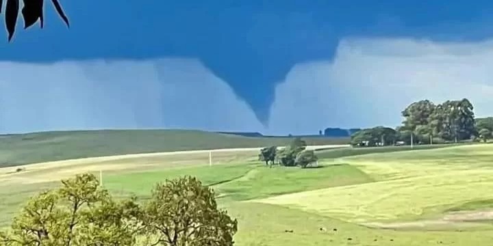 Sob El Niño, Natal tem tornado na fronteira do RS com o Uruguai