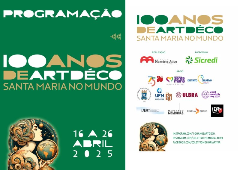 Comemorações dos 100 anos de Art Déco se iniciam nesta quarta-feira (16)