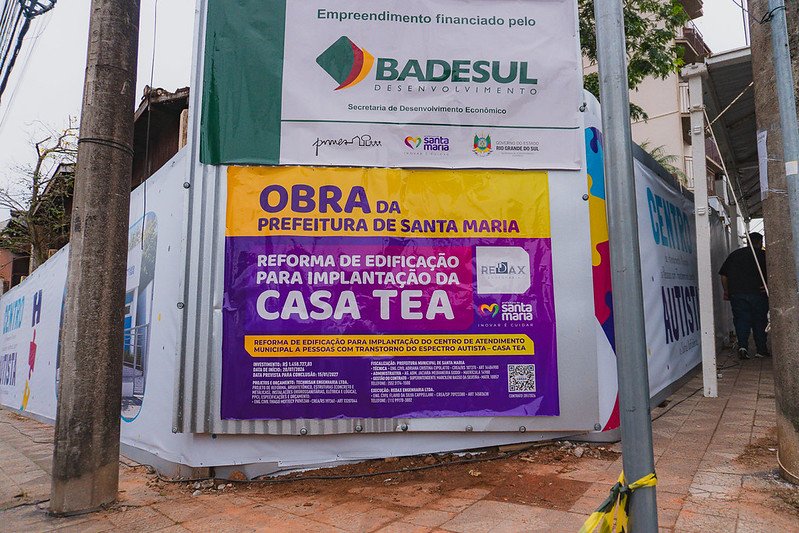 Prefeitura inicia obras da Casa TEA, novo centro de atendimento para pessoas com autismo em Santa Maria
