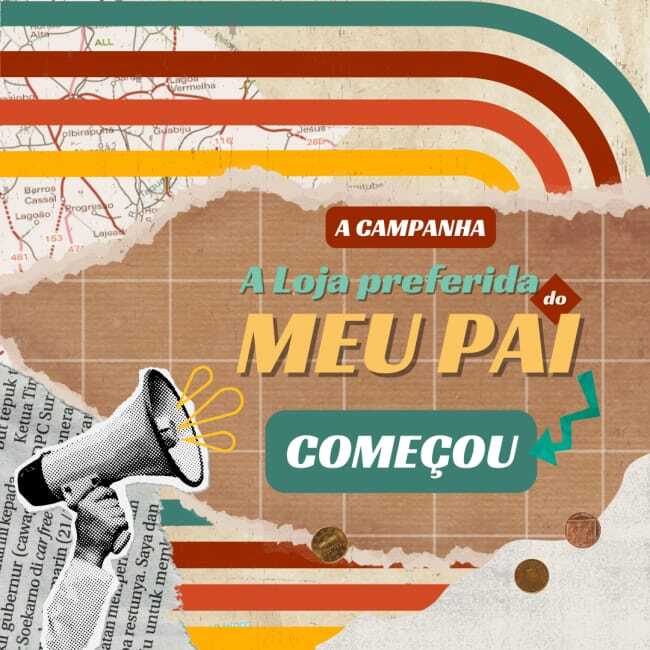 Campanha da CDL "A Loja Preferida do Meu Pai"  vai sortear R$ 3 mil em compras 