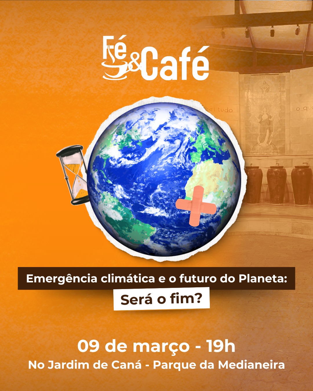 Fé & Café deste mês: Emergência climática e futuro do Planeta 