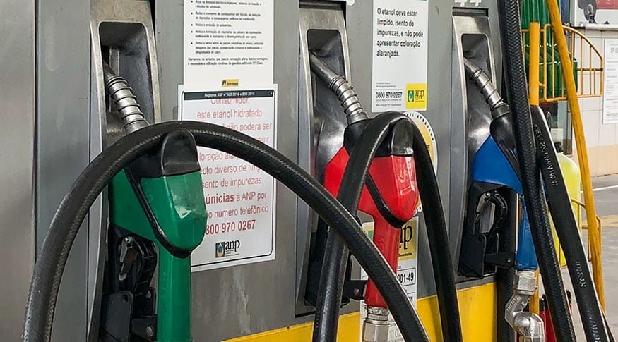 Mistura de etanol na gasolina e de biodiesel no diesel aumenta a partir desta sexta-feira