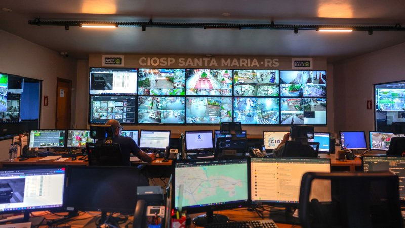 Prefeitura de Santa Maria abre licitação de R$ 11,6 milhões para ampliar videomonitoramento