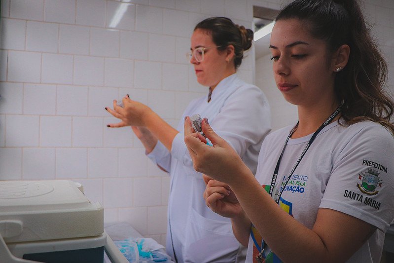 Prefeitura de Santa Maria reforça vacinação contra a gripe e já alcança mais de 46 mil doses aplicadas