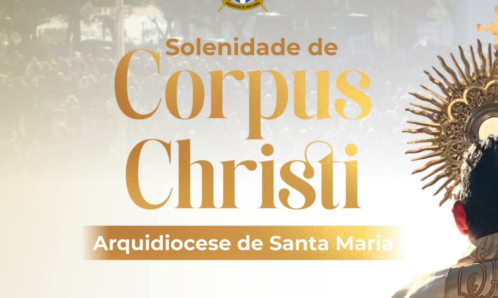 Solenidade de Corpus Christi sofre alterações em razão das chuvas em Santa Maria