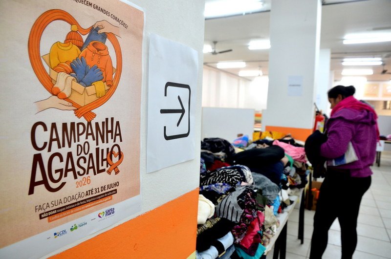 Prefeitura inicia doações da Campanha do Agasalho 2026 para pessoas em vulnerabilidade social