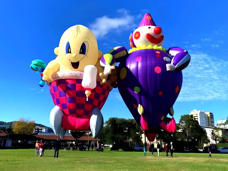 Festival de Balonismo de Santa Maria ocorrerá em novo local com parque de diversões e balões especiais
