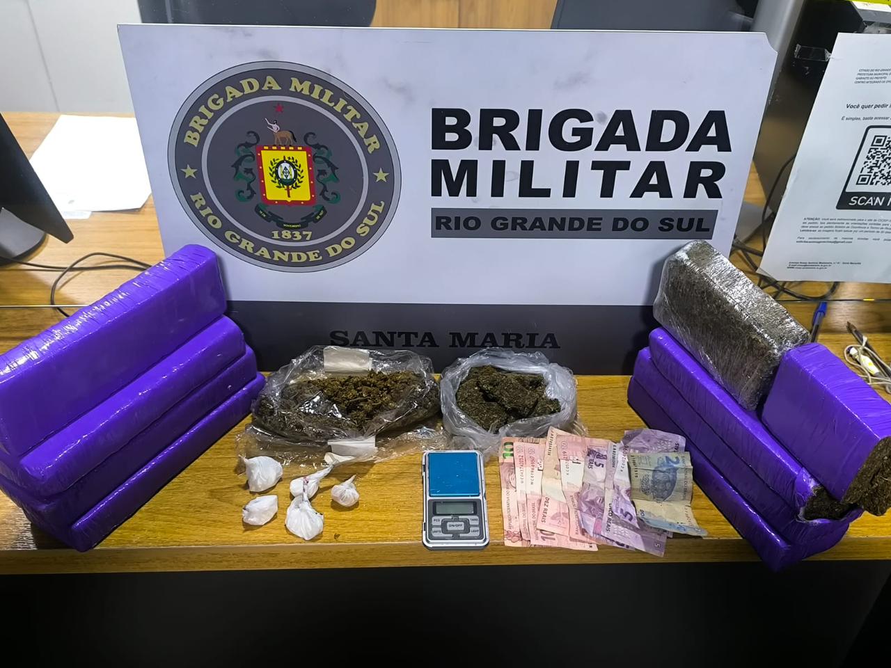 Mulher é presa com 5kg de maconha no Bairro Tancredo Neves