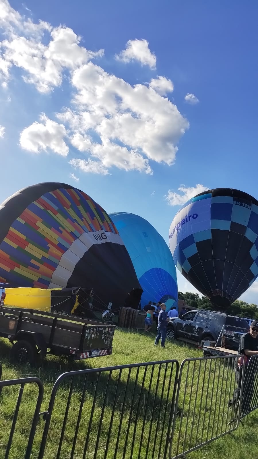 Festival de Balonismo começou nesta quinta-feira (10) em Santa Maria e deve reunir 50 mil pessoas até  domingo (11)