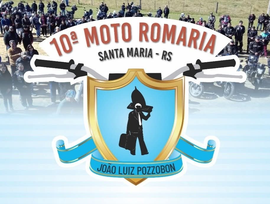 10ª Moto Romaria será realizada neste domingo (28) e deve reunir  mil motociclistas em Santa Maria