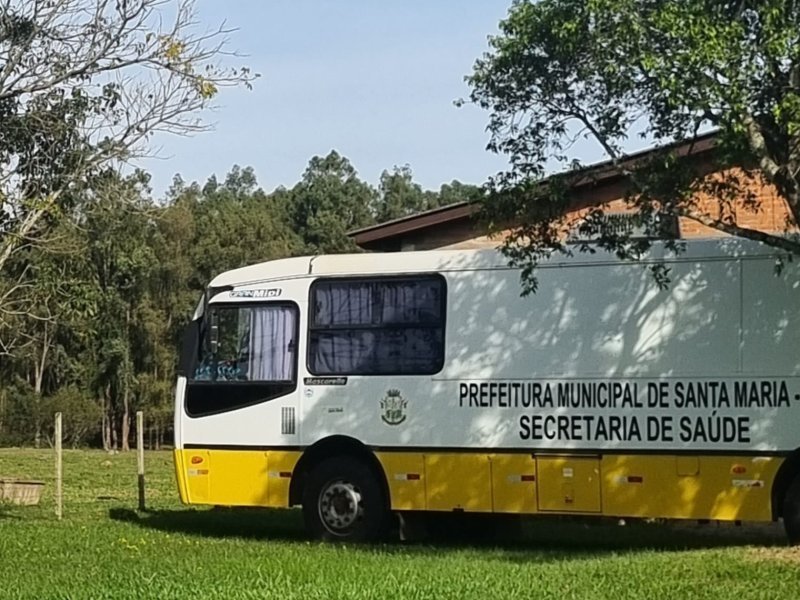 Unidade Móvel de Saúde leva atendimentos a comunidades de Santa Maria durante o mês de agosto