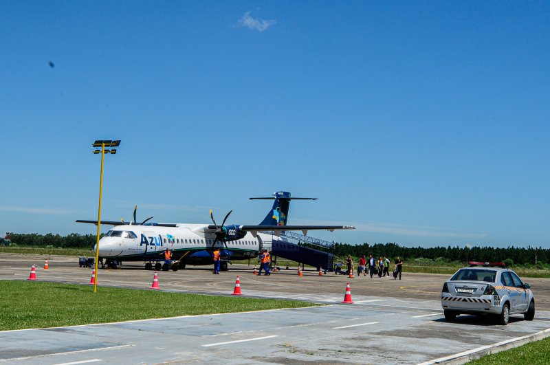 Aeroporto de Santa Maria tem alta de 78% no número de passageiros entre 2021 e 2024